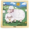 Viga puzzle Ovečky 9ks