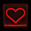 2Kids Toys Led Neon Light lampička Srdce červené