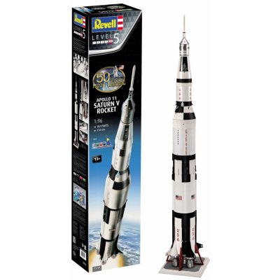 Revell Apollo 11 Saturn V Rocket 50 Years Moon Landing 1:96