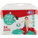 Tesco Fred & Flo Ultra Dry plienkové nohavičky 6 XL 34 ks