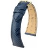 Tmavo modrý kožený remienok Hirsch London L 04366080-1 (Jašteričie koža) Hirsch selection