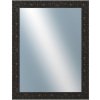 DANTIK - Zrkadlo v rámu, rozmer s rámom 70x90 cm z lišty PRAHA čierna (2753)