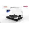 Thorens TD 402 DD Piano + Ortofon 2M BLUE - gramofonový přístroj s přímým pohonem