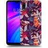 Picasee silikónový čierny obal pre Xiaomi Redmi 7 - Purple Leaf