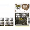 AMMO by MIG Jimenez Patinovacia sada MIG - Glossy Wet Mud Soils (Mud & Earth Sets)