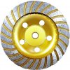 Diamantový brúsny kotúč TURBO2, 125 × 22,2 × 5 mm, M14 – MAR-POL M08788