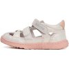 Detské kožené Barefoot sandálky D.D.step Silver G077-41565C 30