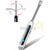 Handy 017 kuchynský - krbový BBQ plazmový zapaľovač, USB / sivý