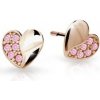 Cutie Jewellery Detské náušnice z ružového zlata C2160-30-X-4 ružová