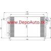 Kia RIO 7/2005-6/2011 chladič klimatizácie /1,4i-1,6i/