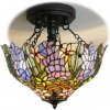Stropnica luster vitráž MEADOW Ø40