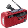 MUSE MH-07RED, solárne rádio s dynamom