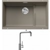 Blanco SUBLINE 700 U Level tartufo + kôš z nerezu 523459 + Blanco MILI chróm 519413