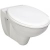 AQUALINE - TAURUS závesná WC misa, 36x54,5cm, biela LC1582