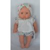 Realistické miminko - holčička Betty v kraťasech s rybičkami od španělské firmy Marina & Pau (Betty - 35 cm - balené v sáčku)