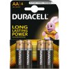 Duracell BASIC AA, 4ks, 1.5V, 10PP100001