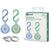 VSETKONAMOBIL 130430 XDCASE 2x Vodotesné puzdro na Apple AirTag BLUE + GREEN
