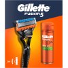 Gillette Fusion 5 holiaci strojček + 1 náhradná hlavica + 5x Action gél na holenie 200 ml