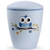Detská urna Sovička - Modrá