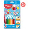 Pastelky MAPED trojhranné JUMBO 12 farieb