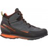 LA SPORTIVA Pánska treková obuv BOULDER X MID carbon/flame - sivá Veľkosť EU: 47