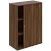 Hobis Policová skriňa Drive, 80x111x40 cm, orech/orech, zámok