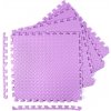 Sportago Puzzle podložka Easy-Lock 60 x 60 x 1,2 cm fialová 4 ks