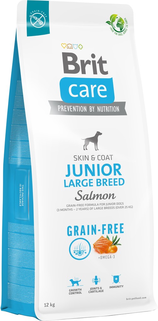 Brit Care Grain-free Junior Large Breed Salmon 12 kg