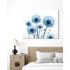ZUTY Obrazy na stenu - Odkvitnuté púpavy - v modrej farbe Rámovanie: vypnuté plátno na rám, Rozmer: 40x50 cm