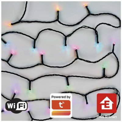 Emos GoSmart LED vianočná reťaz 18m vonkajšia aj vnútorná RGB, programy, časovač, wifi D4ZR03 - Vianočné osvetlenie