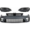 KITT Front Bumper with LED Headlights Bi-Xenon Sequential Dynamic Turning Lights suitable for VW Golf VII 7 (2013-2017) Facelift G7.5 R-Line Look