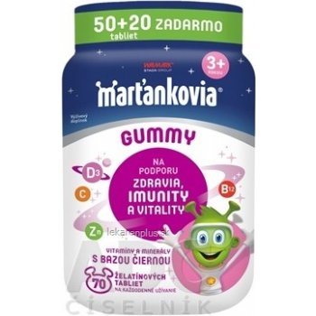 Walmark Marťankovia Gummy s bazou ciernou 50 + 20 tabliet