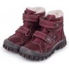 VELA SHOES Detské zimné topánky s ovčou vlnou Bobo červená veľkost deti 21