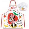 BrandMac Detská zástera s čiapkou Minnie Mouse So Sweet