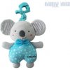Baby Mix edukačná hrajúca plyšová hračka s klipom koala