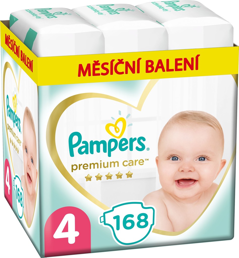 Pampers Premium Care 4 168 ks od 46,55 € - Heureka.sk