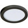 AZZARDO AZ2835 DECOline SLIM 9 ROUND 4000K IP44 BLACK zápustné LED svietidlo 6W/500lm IP44 čierna