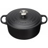 Le Creuset - Liatinový hrniec okrúhly s pokrievkou 26cm/5,3l čierny