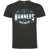 Superfutbal Pánske tričko Hammers, tmavo sivé Veľkosť: XXXL