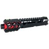 CTM TAC CNC Horný set tela pre AAP01 CTM FUKU-2 (krátky) - Čierna/červená