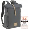 LÄSSIG Green Label Rolltop Backpack anthracite batoh na rukoväť