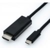 Kábel USB 3.1 Typ C na HDMI M/M 2m, gen.2, 4K@60Hz, čierny