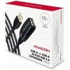 Axagon ADR-215 USB 2.0 A-M -> A-F aktivní prodlužovací / repeater, 15m