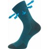 OPTIMALIK detské športové merino vlnené ponožky VoXX modro-zelená 30-34 1 kus 1 pár