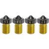 Mosadzná tryska E3D M6 - 0,8mm / 1,75mm - PTFE povrch (TRYSKA E3D M6 0,8mm - Teflón)