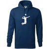 Volejbal náprah muž - Mikina pánska Cape s kapucňou - 2XL ( Polnočná modrá )