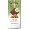 Torras Mliečna čokoláda so stéviou a mandľami 125 g