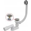 Alcadrain Vaňový sifón click/clack 80 cm, kov A505CKM-80