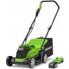 Zelenáworks 33 cm akumulátorová kosačka Zelenáworks GD24LM33K4 - 2516107UB - Nabíjačka + sada batérií 4Ah