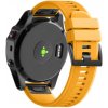 BStrap Silicone Acton remienok na Garmin Fenix 5 / 6 / 6 Pro / 7 / 8 47mm / E, yellow amber (SGA001C10)